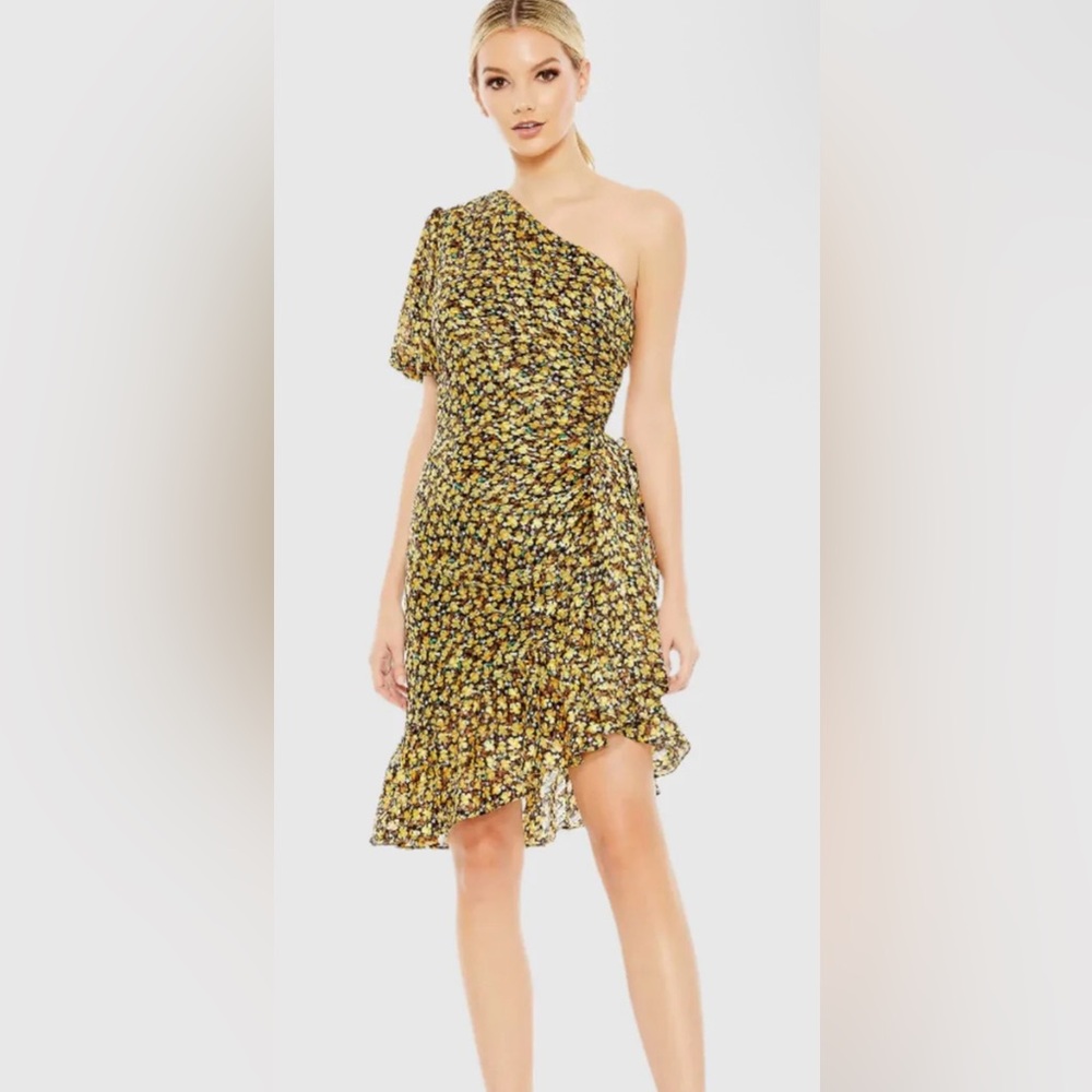 Mac Duggal Yellow dress - Picture 5 of 6